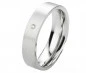 Preview: Damenring Edelstahl DE157 mit Diamant Preview: Damenring Edelstahl DE157 mit Diamant